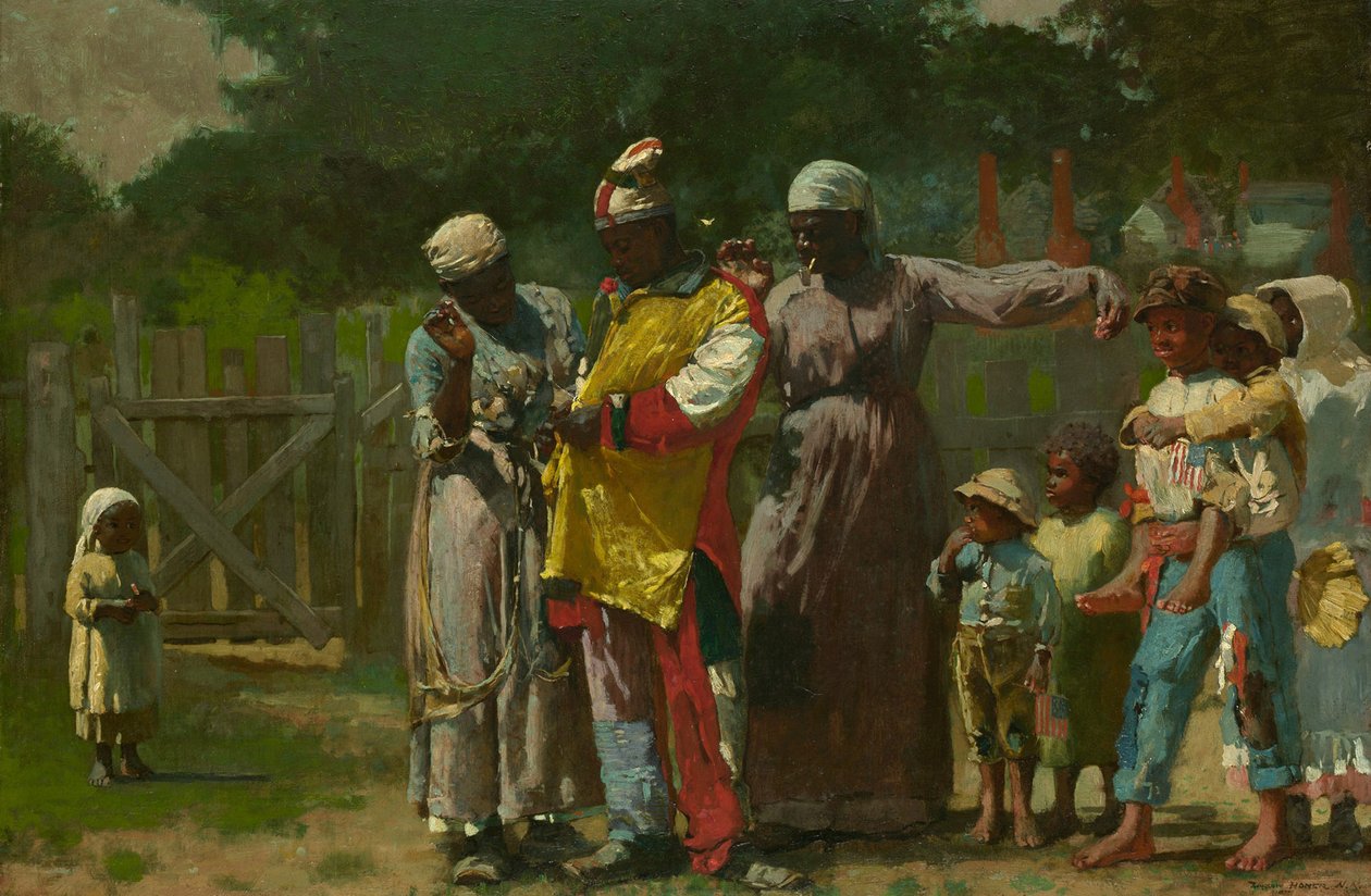 Ankleiden für den Karneval von Winslow Homer