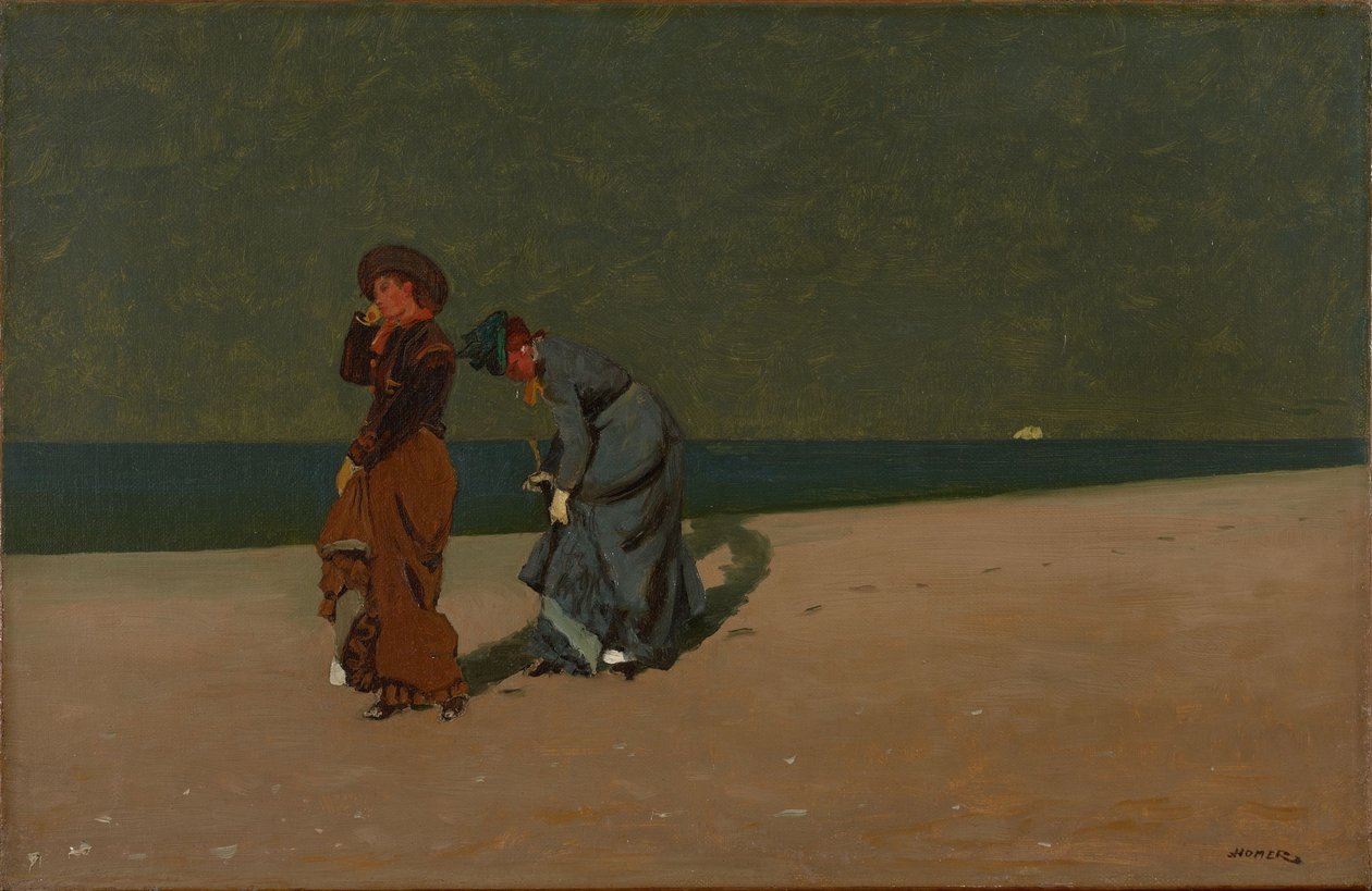 Abend am Strand von Winslow Homer