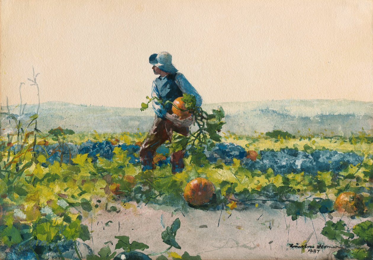 Um ein Bauernjunge zu sein von Winslow Homer