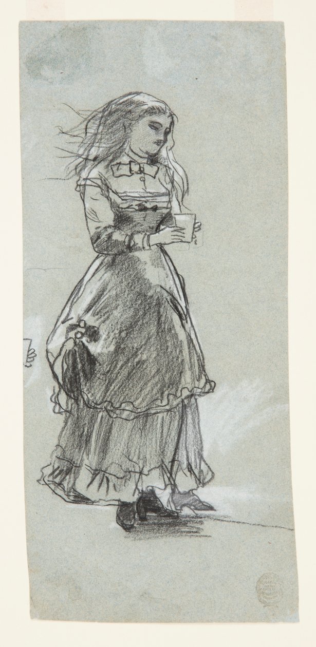 Mädchen mit Trinkglas von Winslow Homer