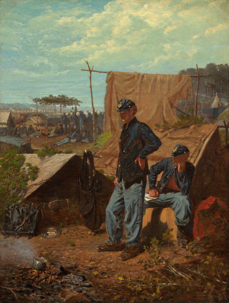 Zuhause, süßes Zuhause von Winslow Homer