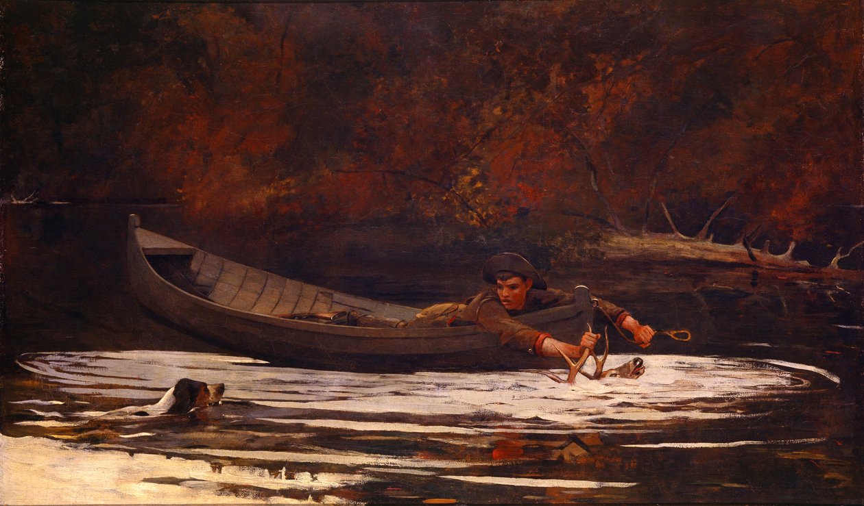 Hund und Jäger von Winslow Homer