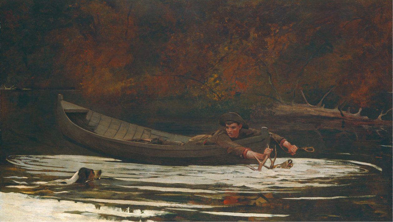 Hund und Jäger, 1892 von Winslow Homer