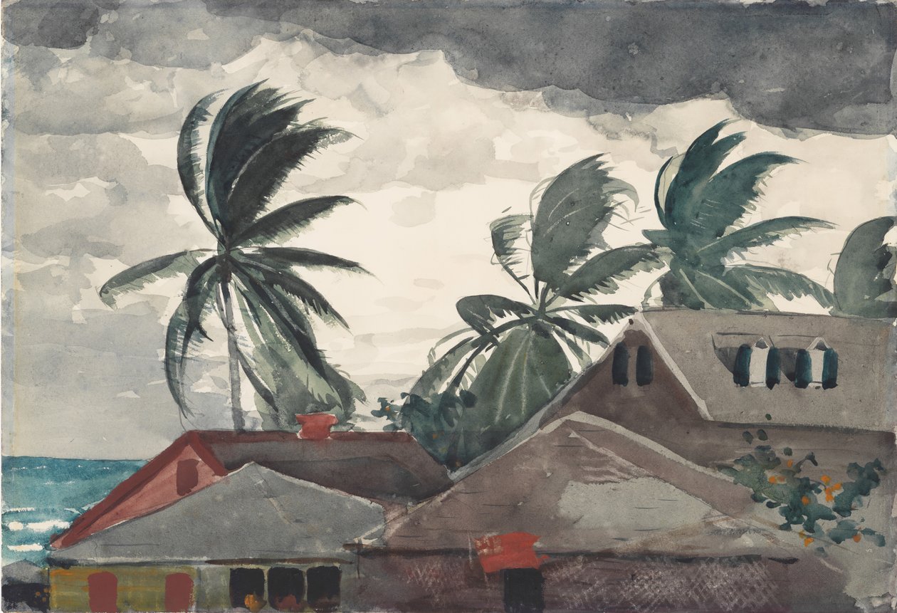 Hurrikan, Bahamas von Winslow Homer