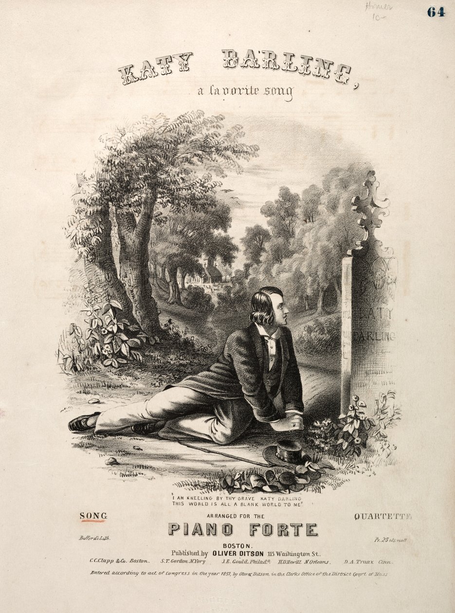 Katy Darling - Notenblatt Cover von Winslow Homer
