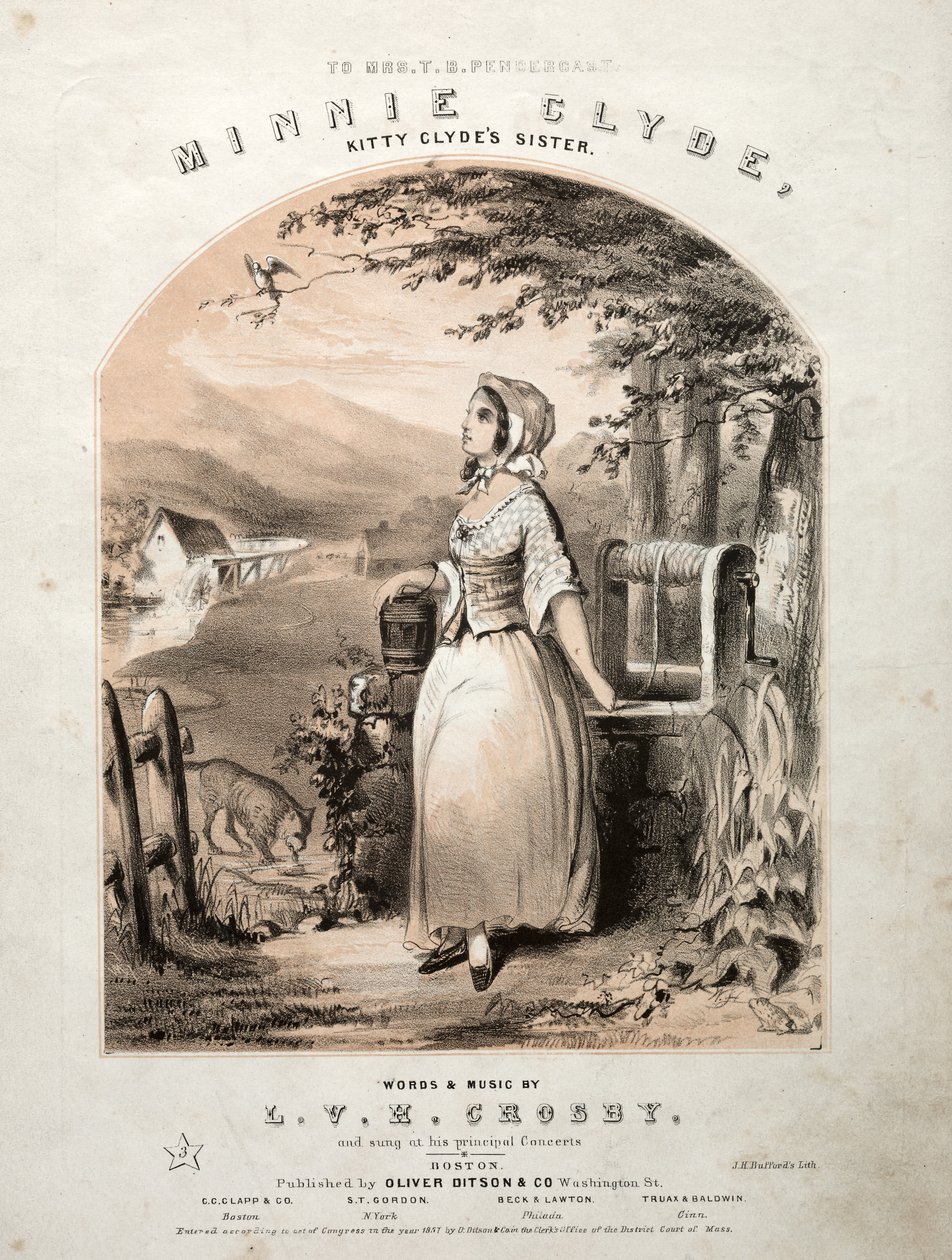 Minnie Clyde - Notenblatt-Cover von Winslow Homer