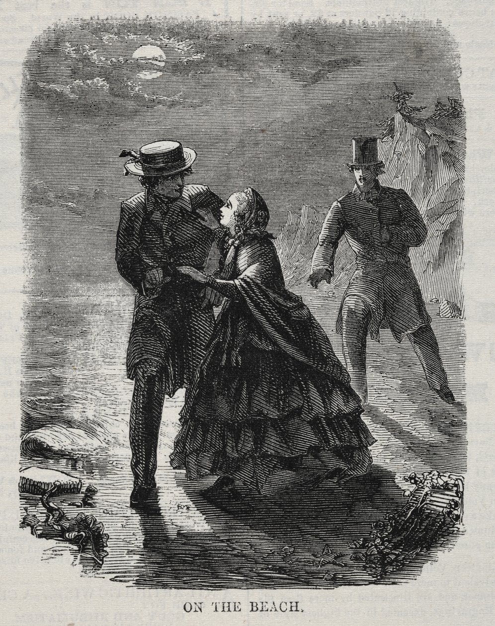 Am Strand, 1860 von Winslow Homer