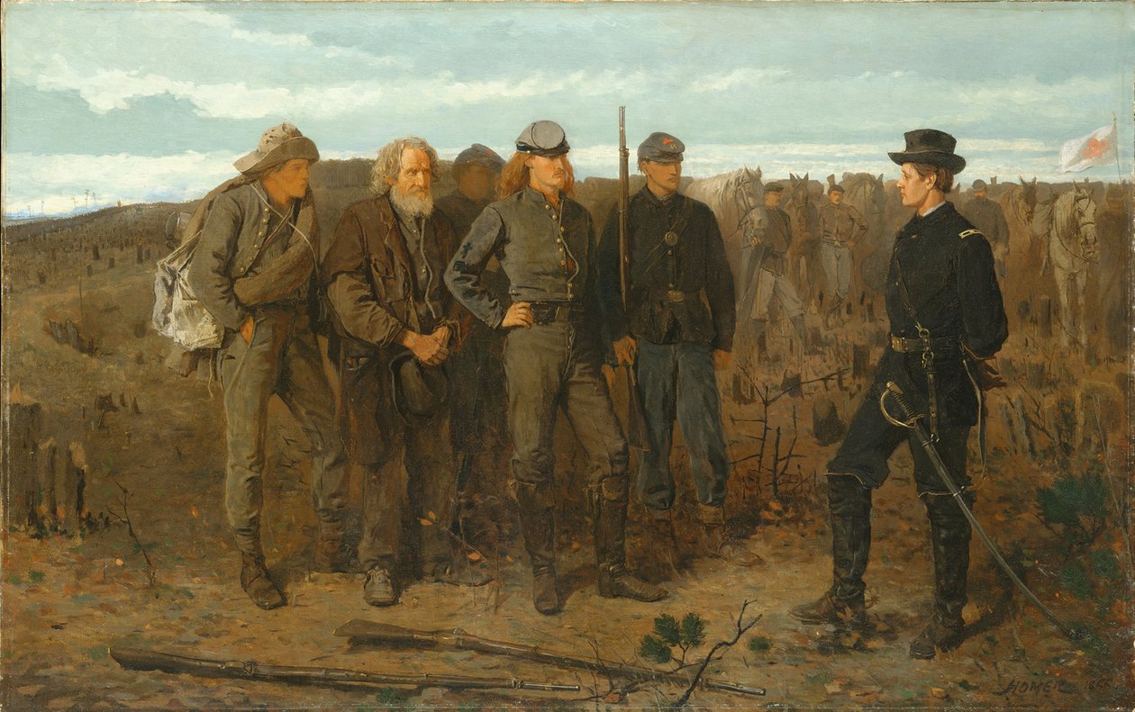 Gefangene von vorne von Winslow Homer