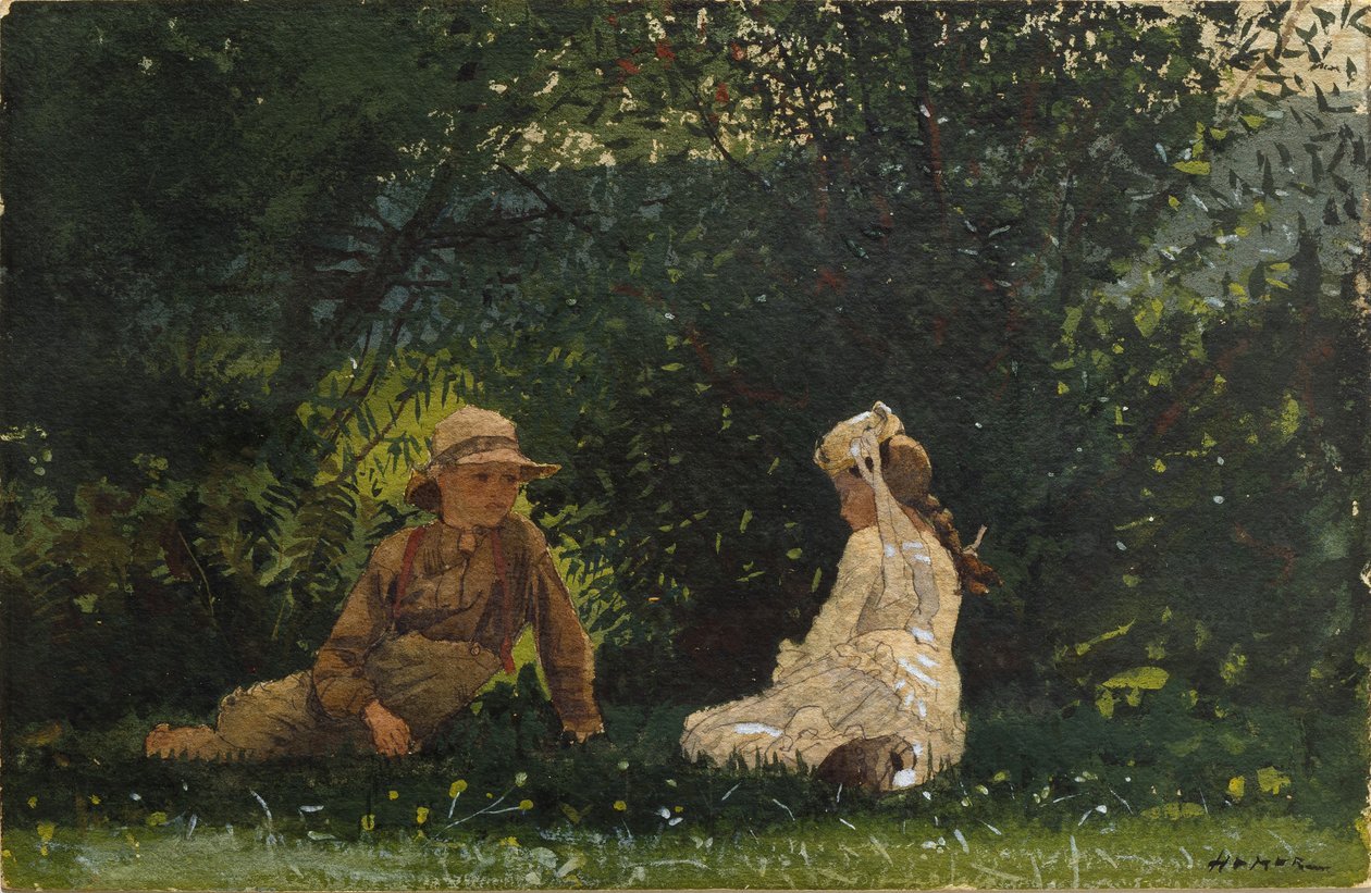 Szene auf der Houghton Farm von Winslow Homer