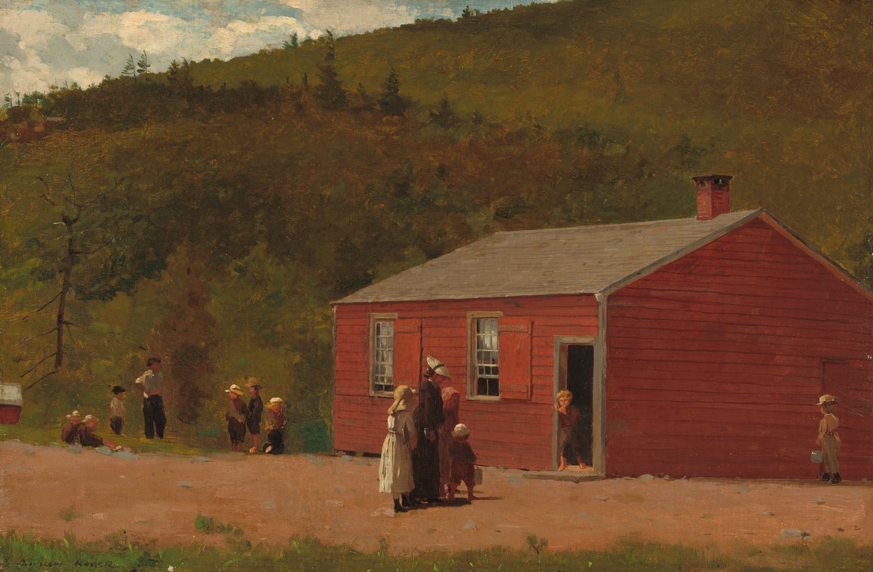 Schulzeit, ca. 1874 von Winslow Homer