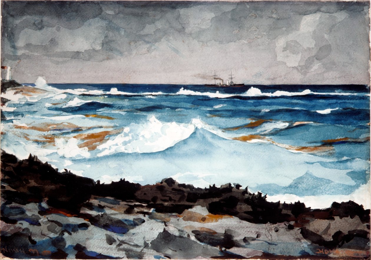 Küste und Brandung, Nassau von Winslow Homer