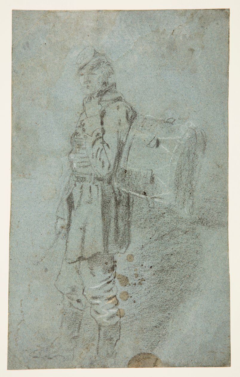 Seitenansicht eines Trommlers von Winslow Homer