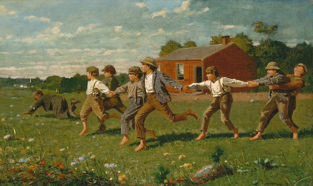 Fang die Peitsche, 1872 von Winslow Homer