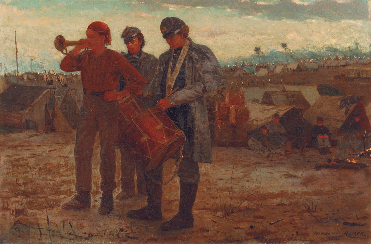 Reveille blasen von Winslow Homer