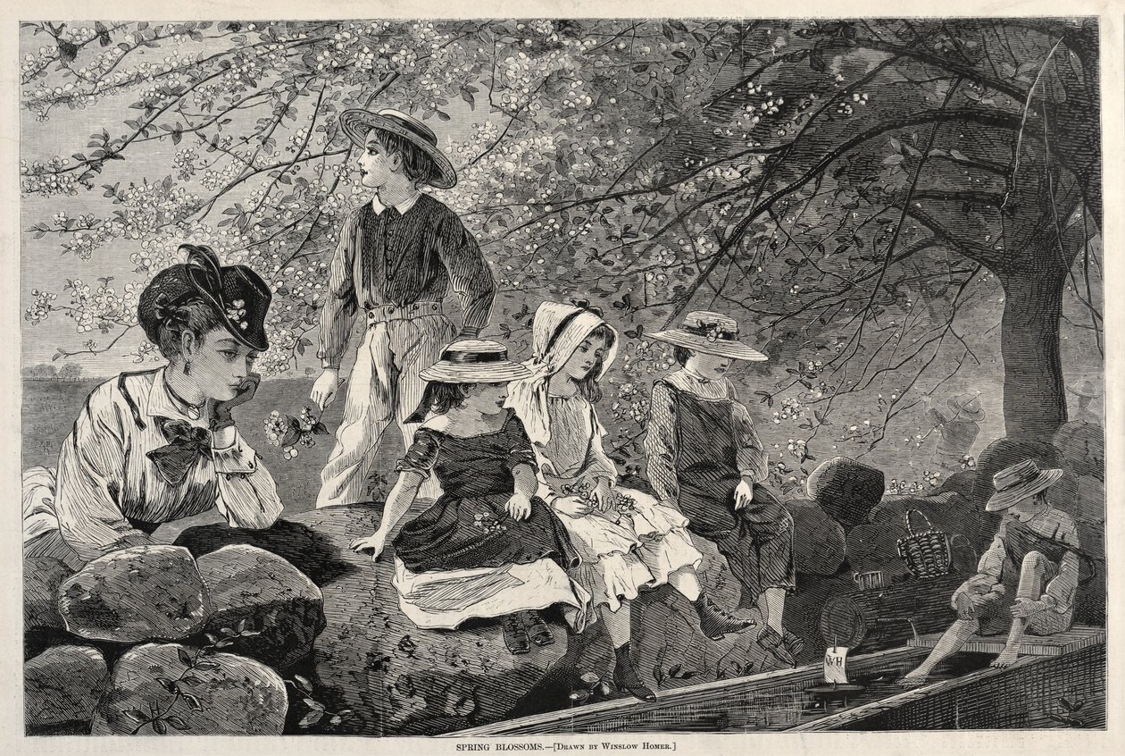 Frühlingsblüten, 1870 von Winslow Homer