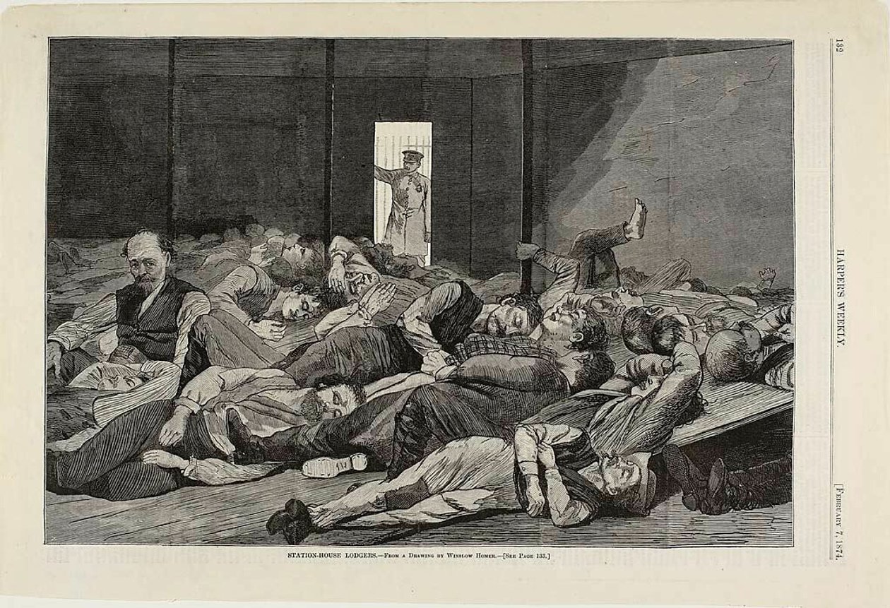 Bahnhofshausbewohner von Winslow Homer