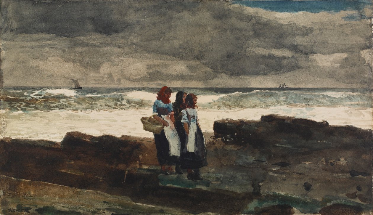 Sonne und Wolken von Winslow Homer