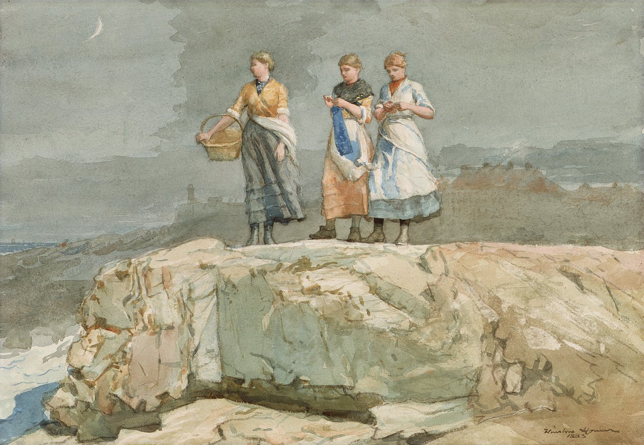 Die Klippen von Winslow Homer