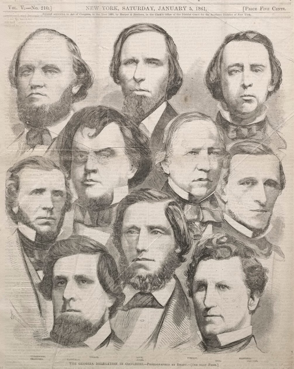 Die Delegation von Georgia im Kongress von Winslow Homer