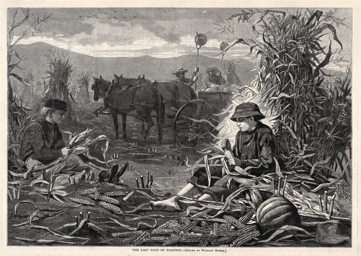 Die letzten Tage der Ernte, 1873 von Winslow Homer