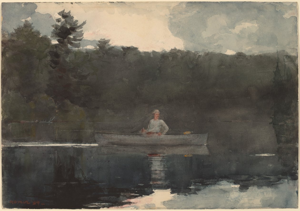 Der einsame Fischer, 1889 von Winslow Homer