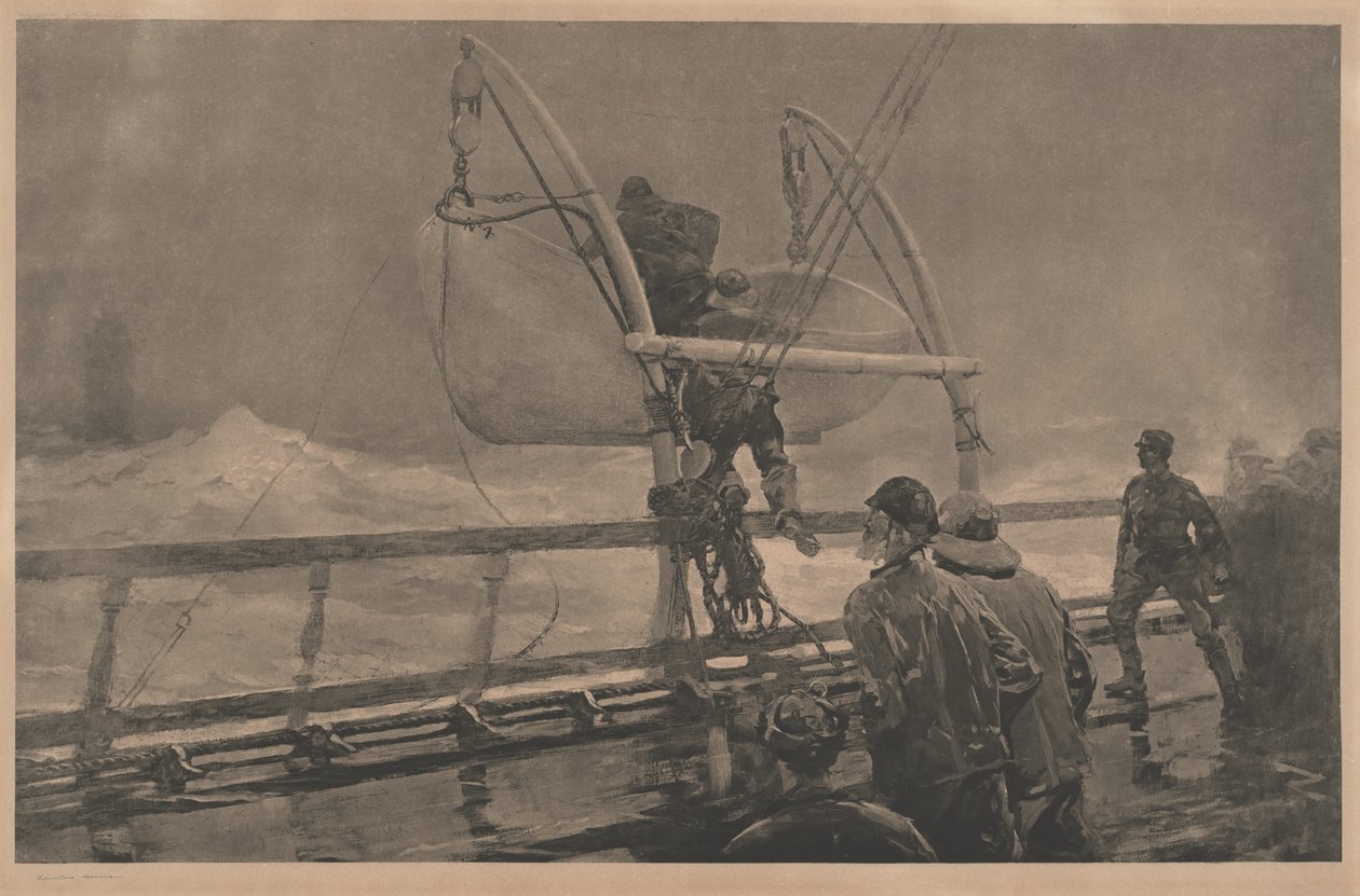 Das Notsignal, 1891 von Winslow Homer