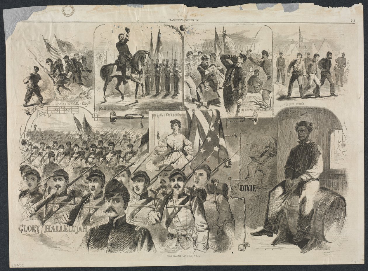 Die Lieder des Krieges von Winslow Homer