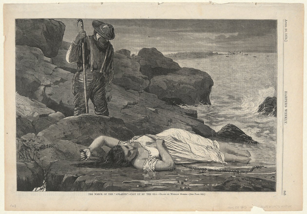 Das Wrack der von Winslow Homer