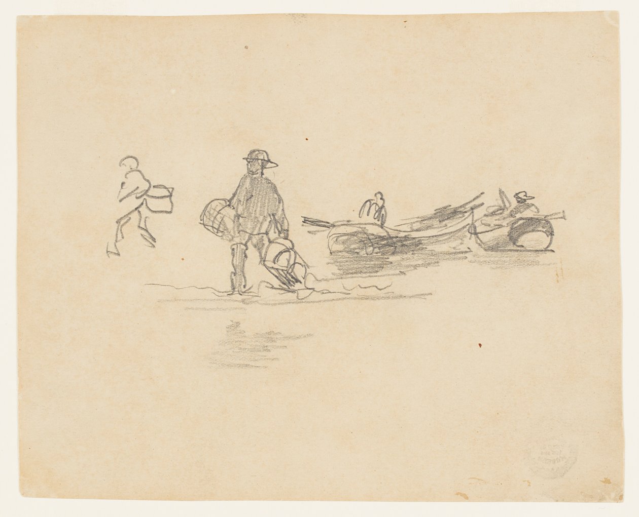 Zwei Fischer, England von Winslow Homer