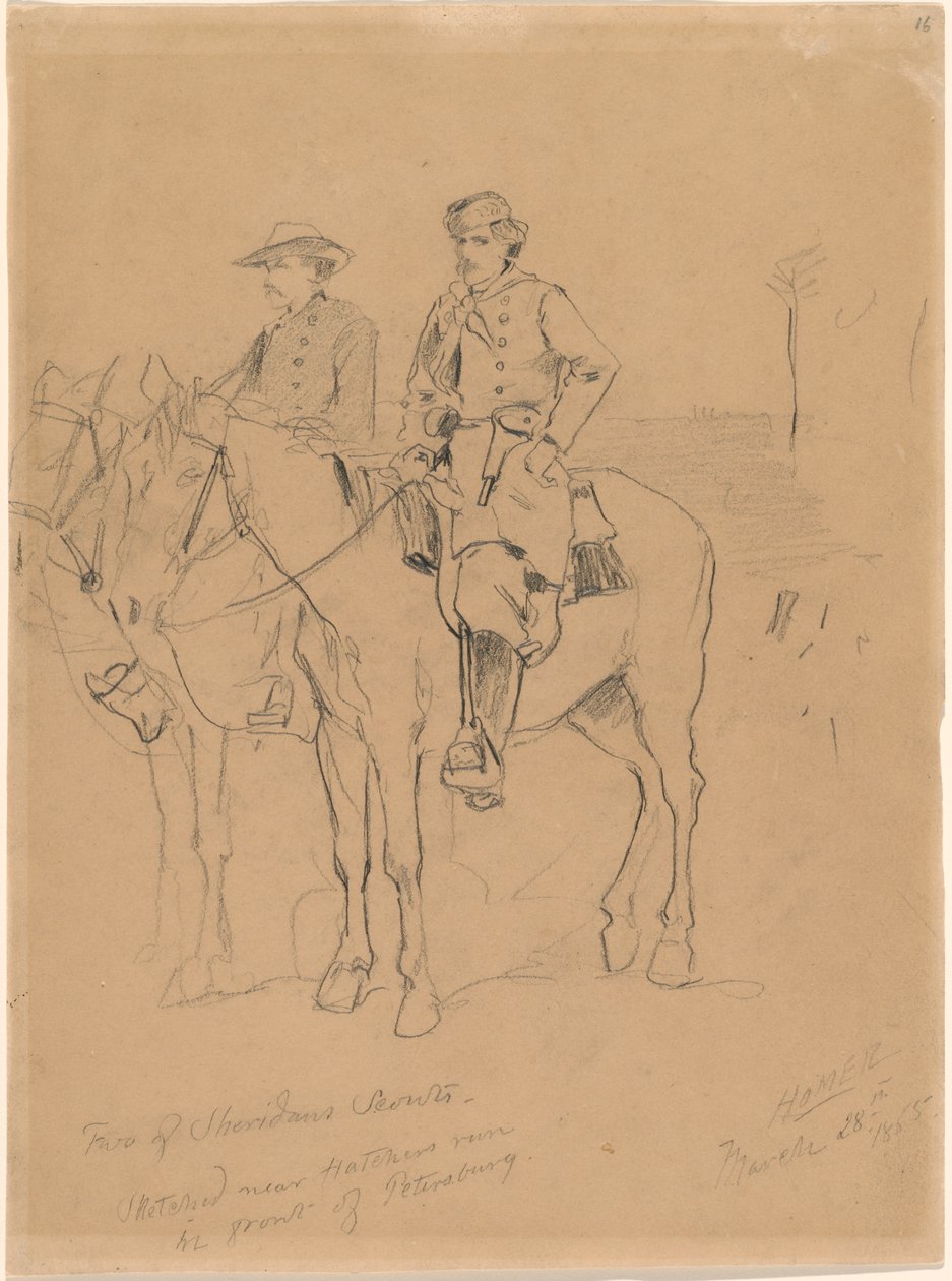 Zwei Späher, 1865 von Winslow Homer