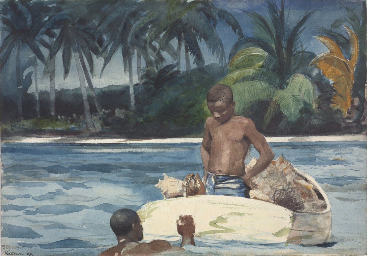 Westindische Taucher von Winslow Homer
