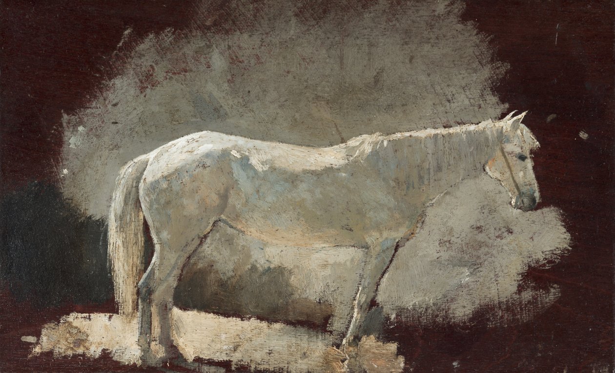 Weißes Pferd von Winslow Homer