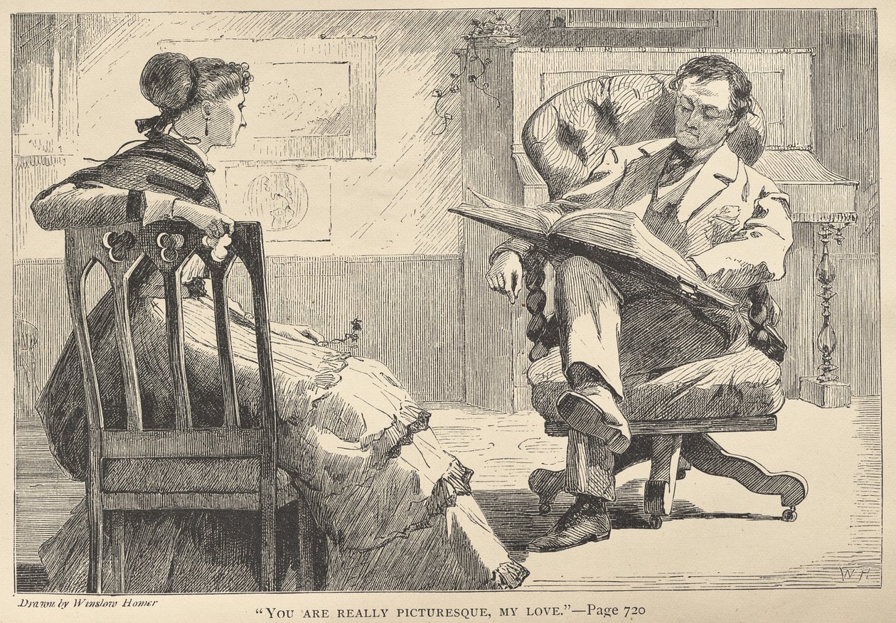 "Du bist wirklich malerisch, meine Liebe" von Winslow Homer
