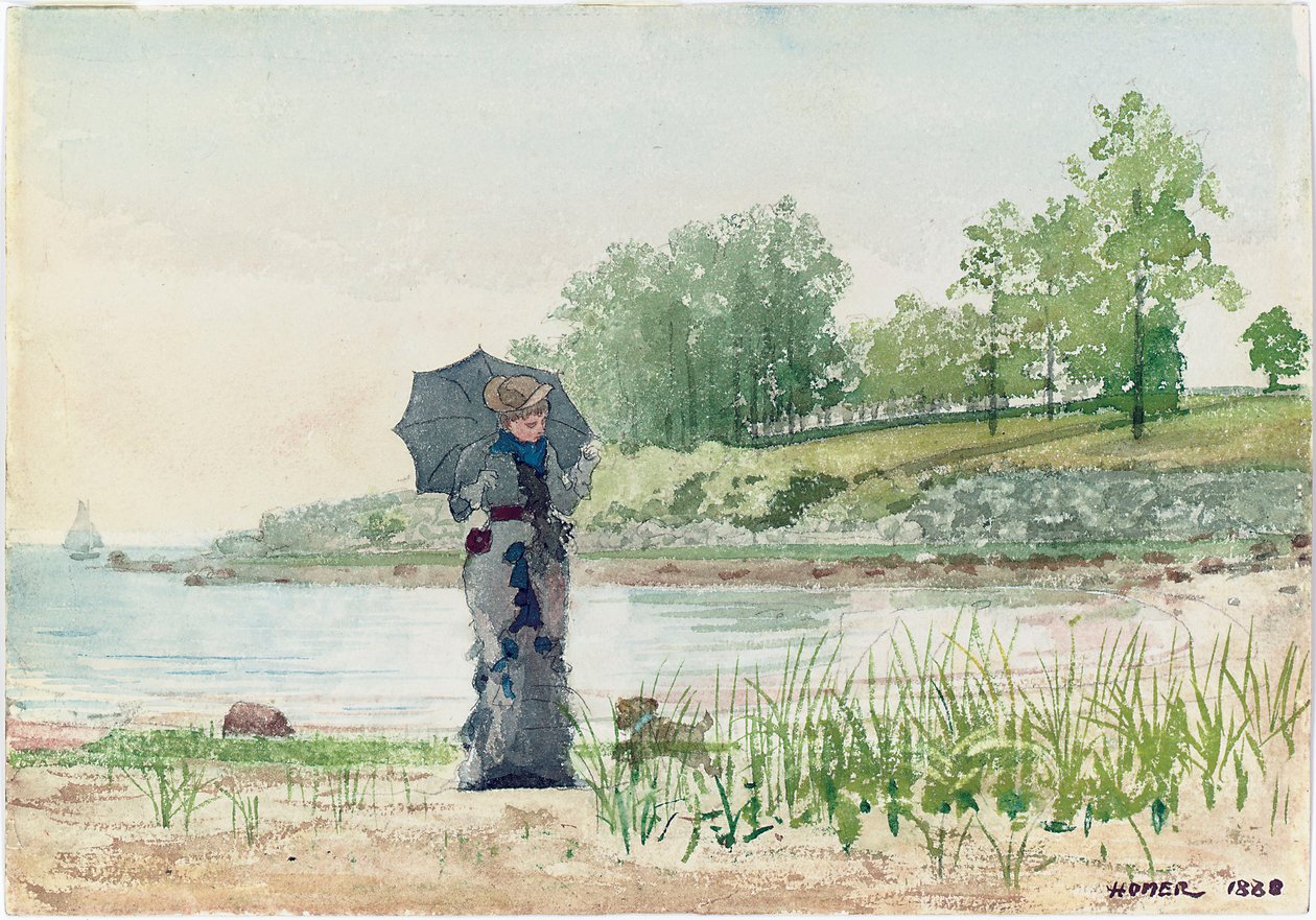 Junge Frau, 1880 von Winslow Homer