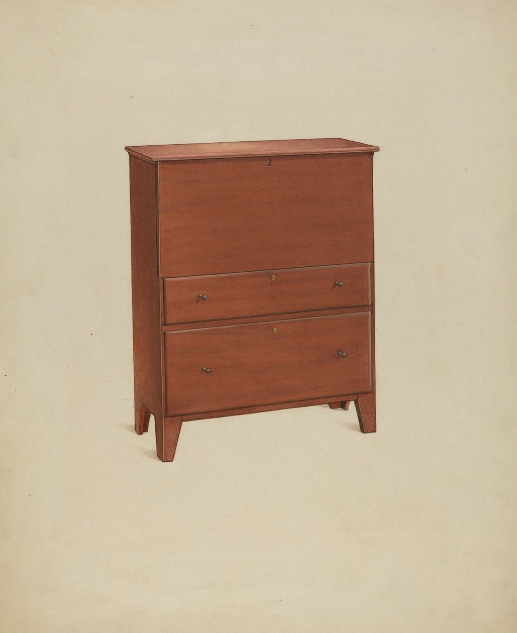 Shaker-Kommode, 1937 von Winslow Rich