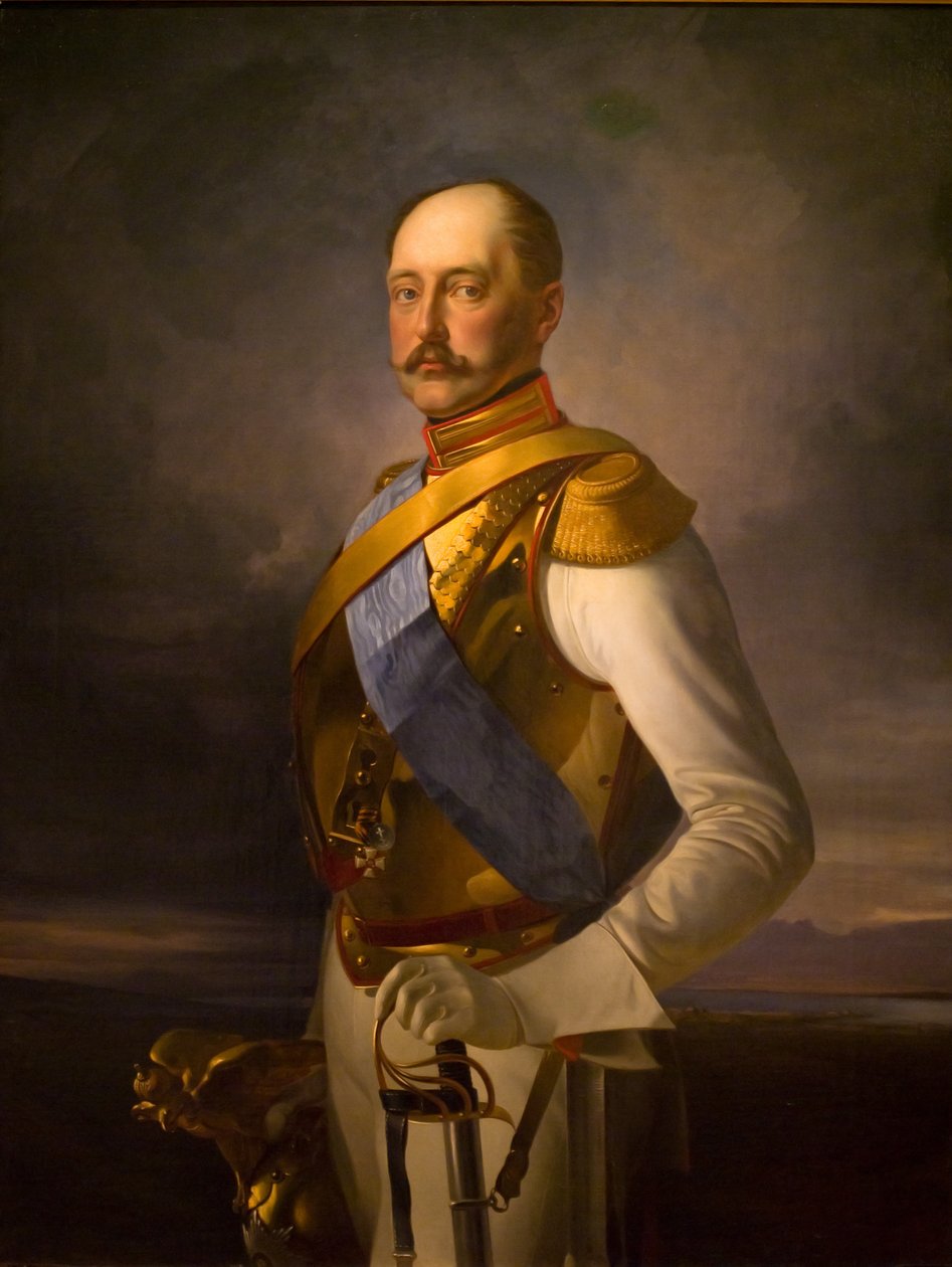 Porträt des Kaisers Nikolaus I. von Wladimir Swertschkoff