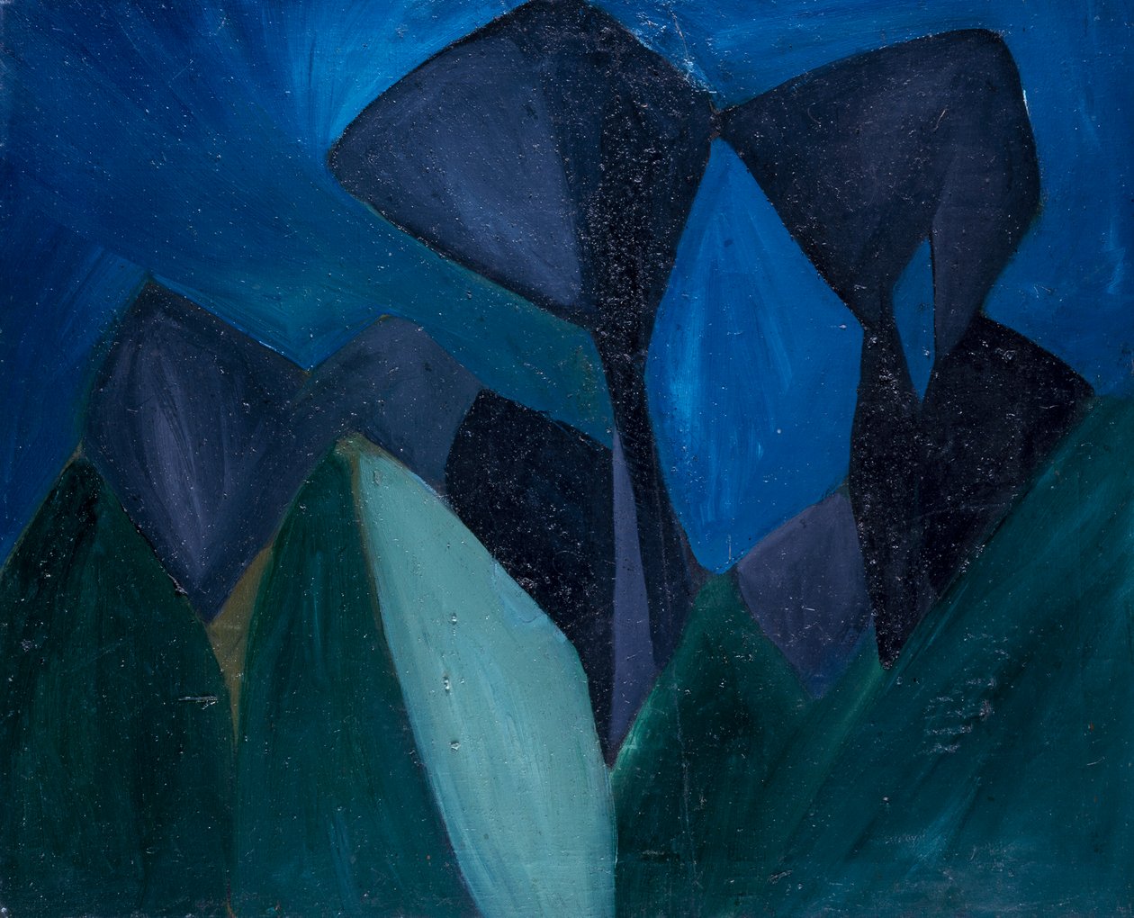 Die Bäume von Wladimir Burljuk