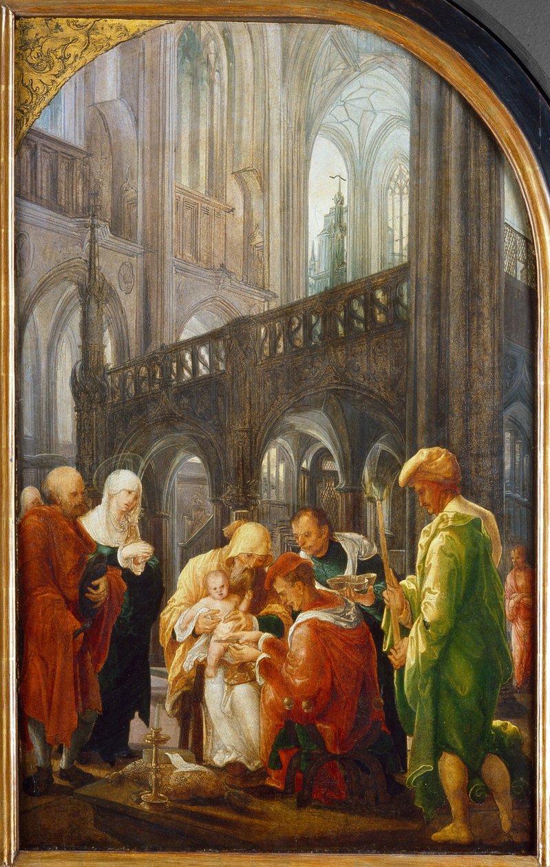 Die Beschneidung Christi, 1521 von Wolf Huber