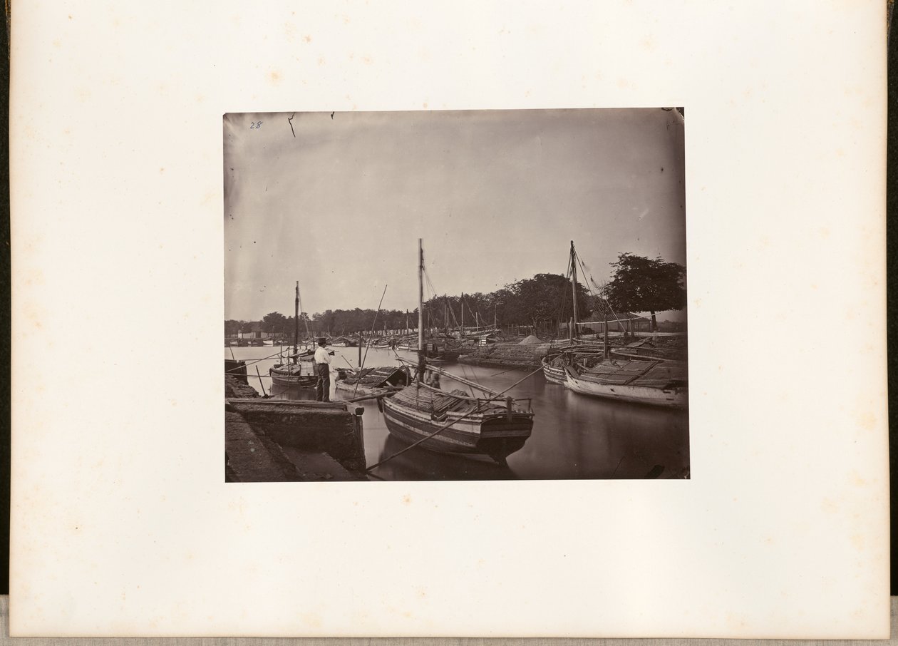 Hafen von Probolinggo von Woodbury and Page