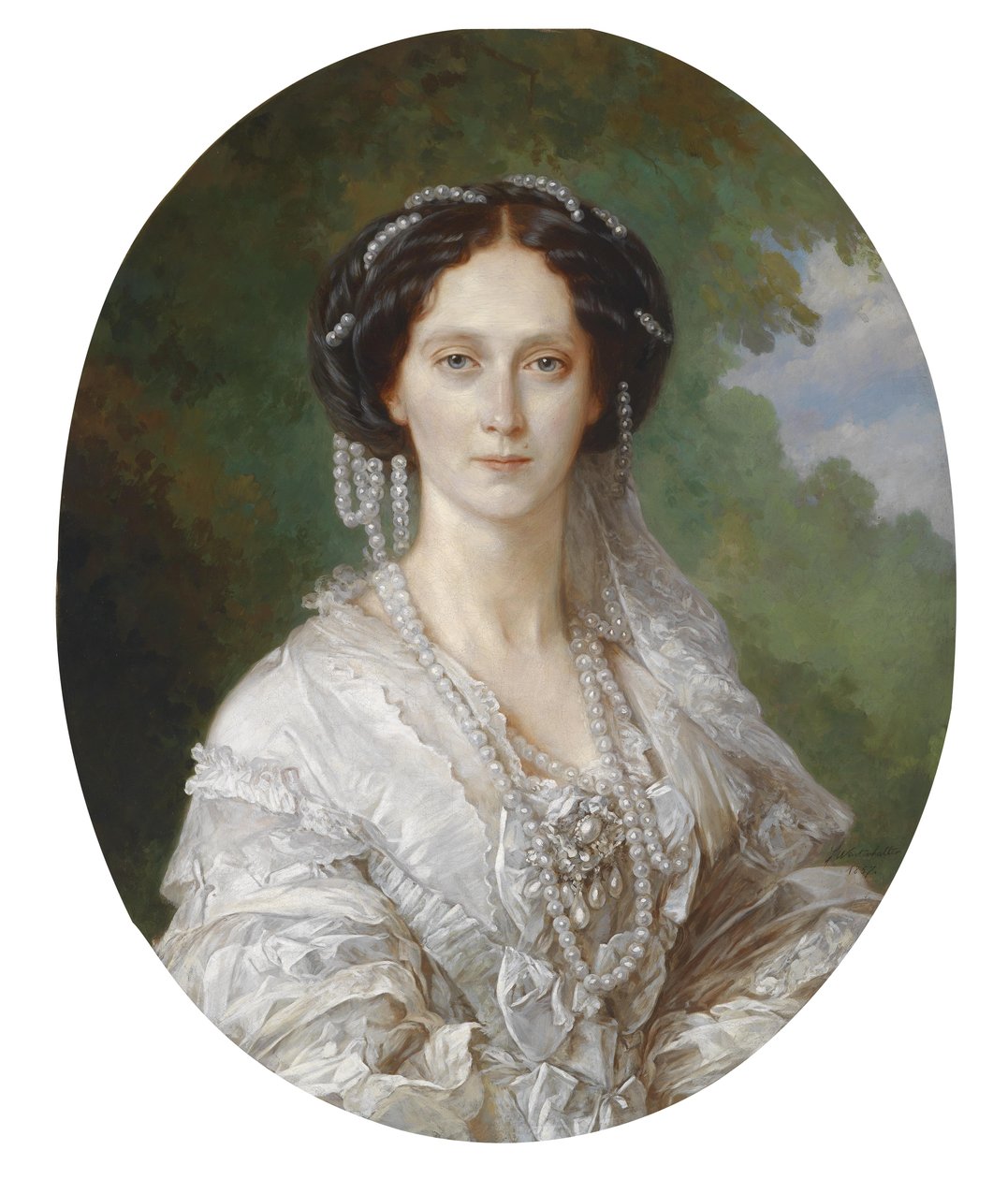 Bildnis Maria Alexandrowna von workshop of Franz Xaver Winterhalter