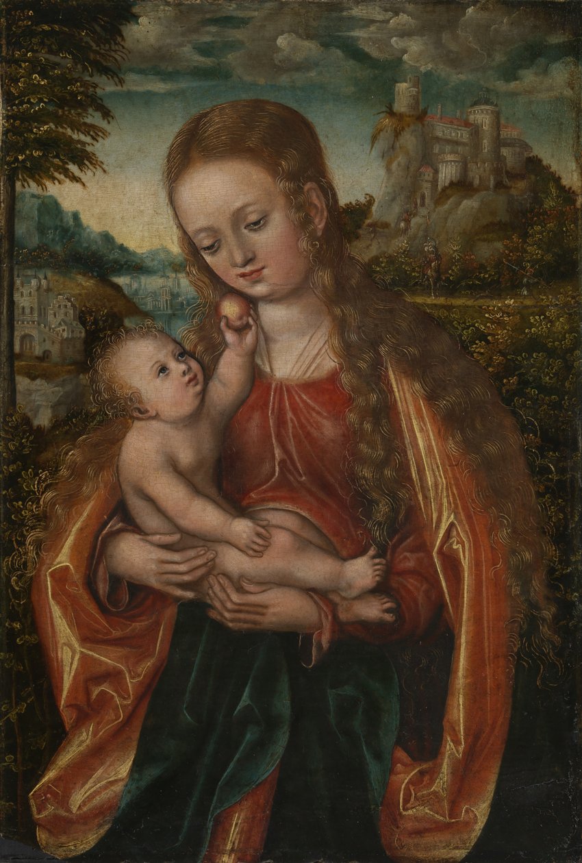 Madonna und Kind von Workshop of Lucas Cranach the Elder  