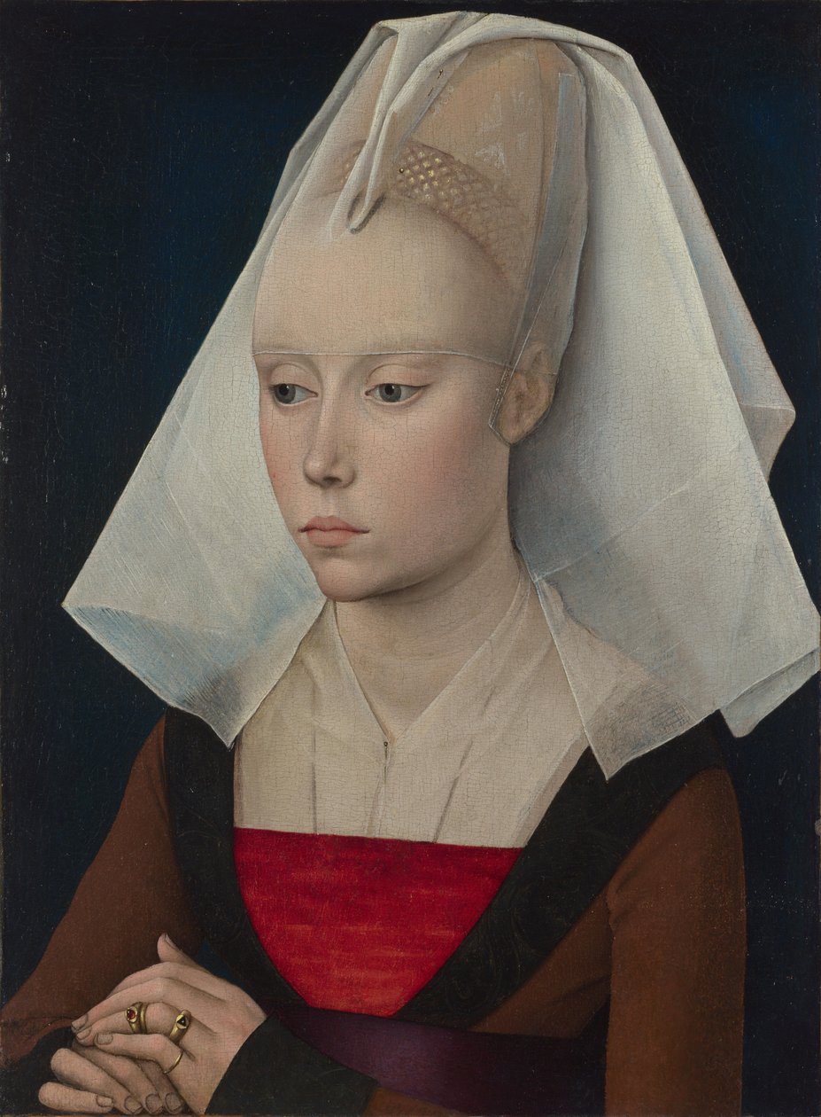 Porträt einer Dame von Workshop of Rogier van der Weyden