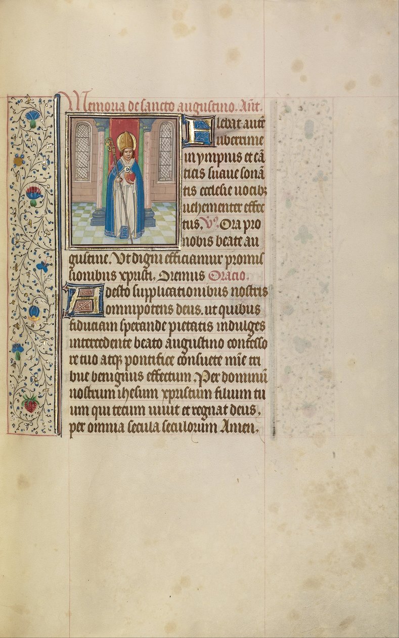Heiliger Augustinus von Workshop of Willem Vrelant