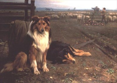 Das Ende des Tages von Wright Barker