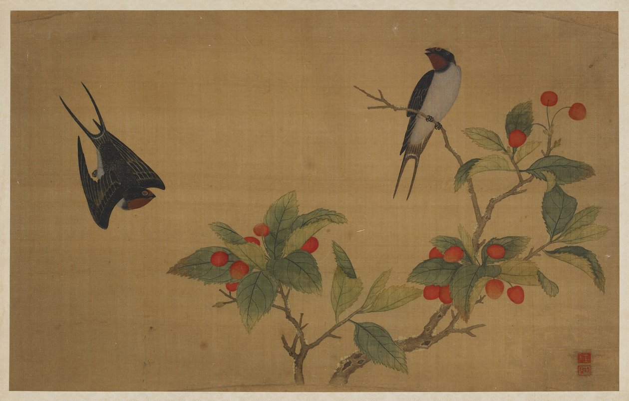 Vögel und Früchte von Wu Zhang