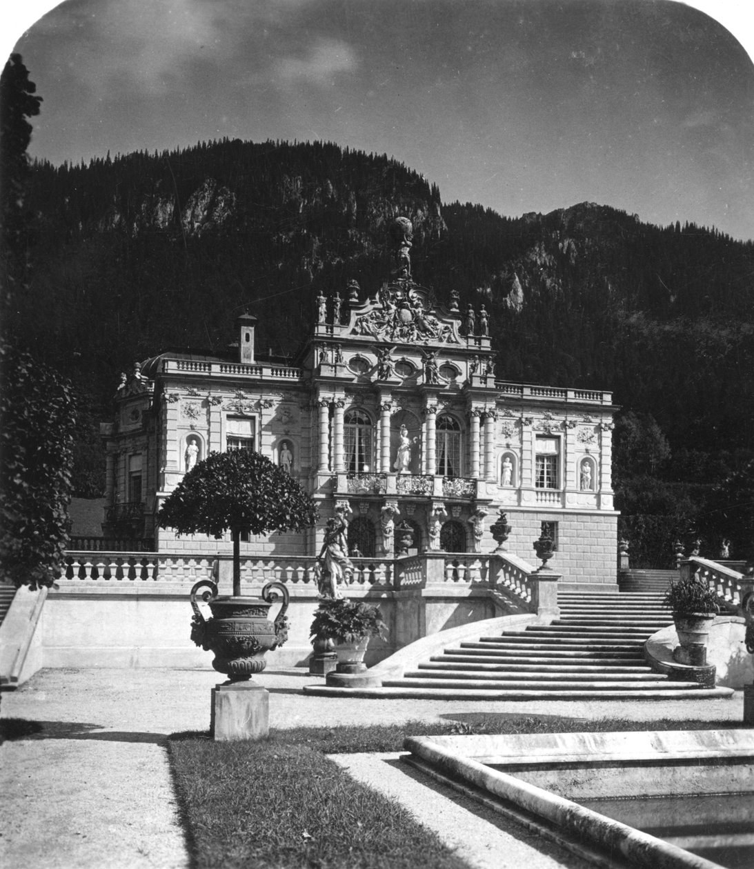 Schloss Linderhof, Bayern, Deutschland, um 1900 von Wurthle and Sons