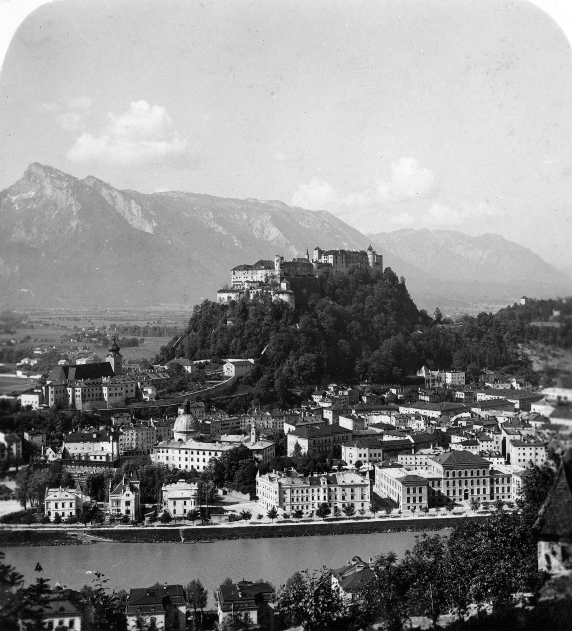 Der Kapuzinerberg, Salzburg, Österreich, um 1900 von Wurthle and Sons