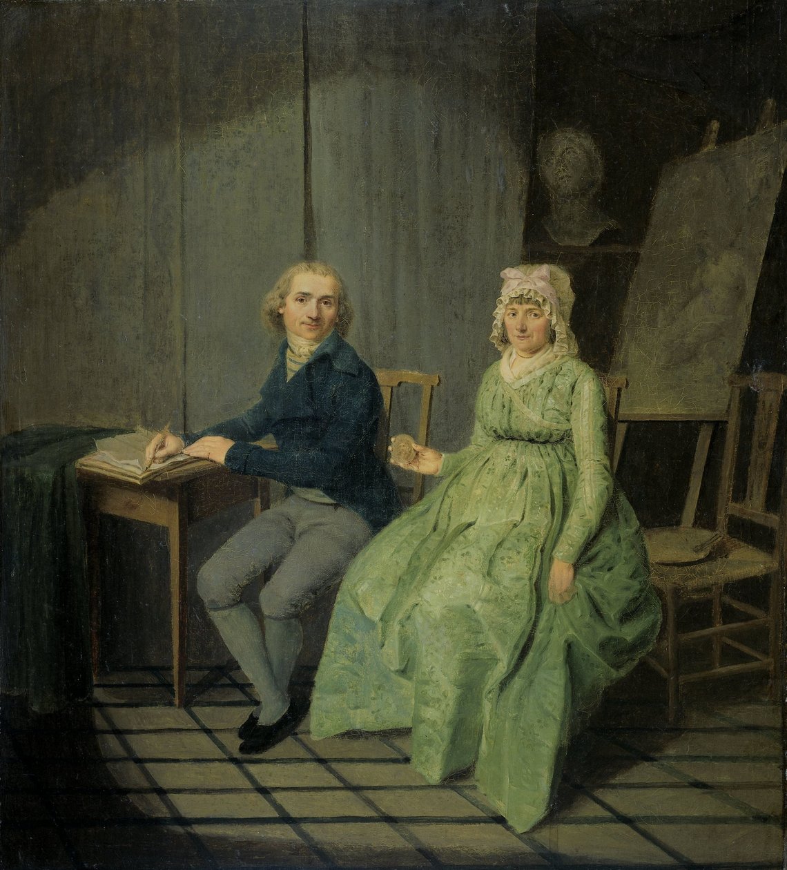 Ein Maler mit seiner Frau von Wybrand Hendriks
