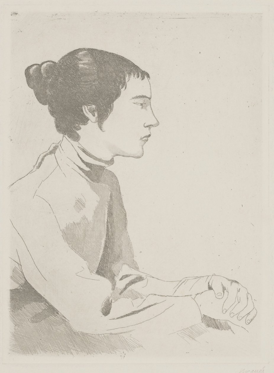 Porträt einer Frau von Xavier Nogues