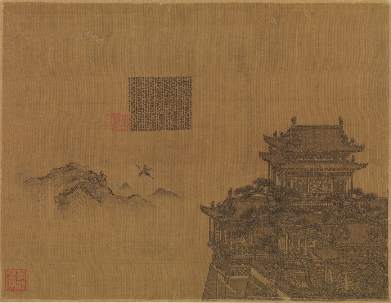 Der Gelbe Pavillon, ca. 1350 von Xia Yong